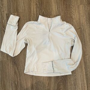 Lululemon It’s Rulu Ribbed Cropped Half Zip Size 8
